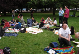 Pique-nique à Paris le 21 juin 2009