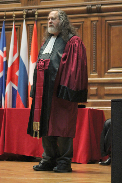 RMS à la cérémonie des docteurs honoris Causa 2016 à la Sorbonne à Paris le 11 octobre 2016 - 7.jpg